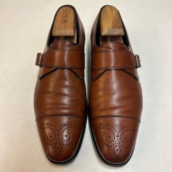 NEW HEELS Edward Green x Ralph Lauren Puple Label Single Monk England US 9.5 D main image 9